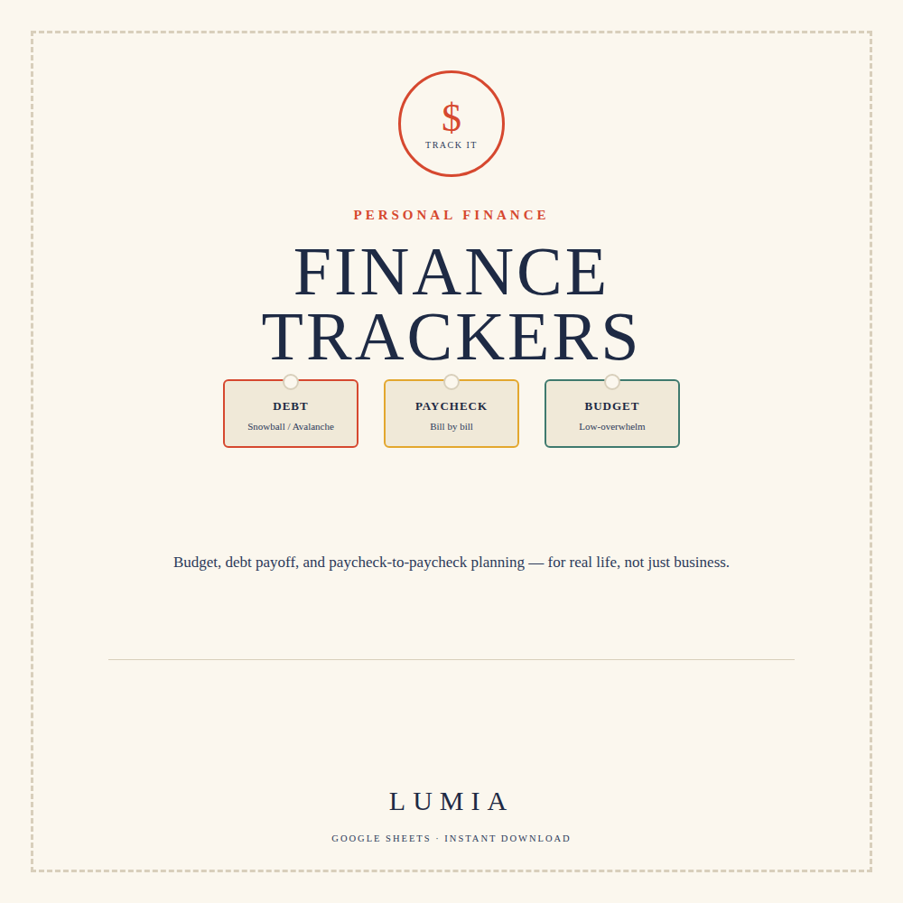 Finance Trackers