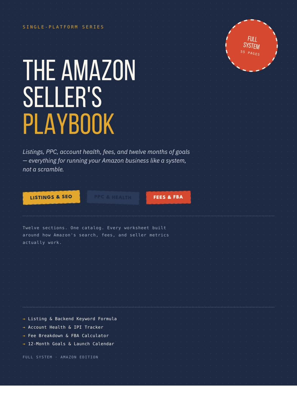 Amazon Seller's Playbook