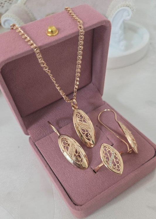 Imperial Lace Filigree Jewelry Set