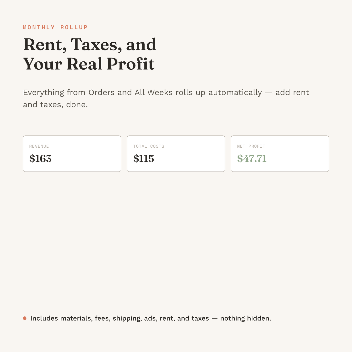 Social Shop Order Tracker (Jewelry, Gadgets & Small Goods)
